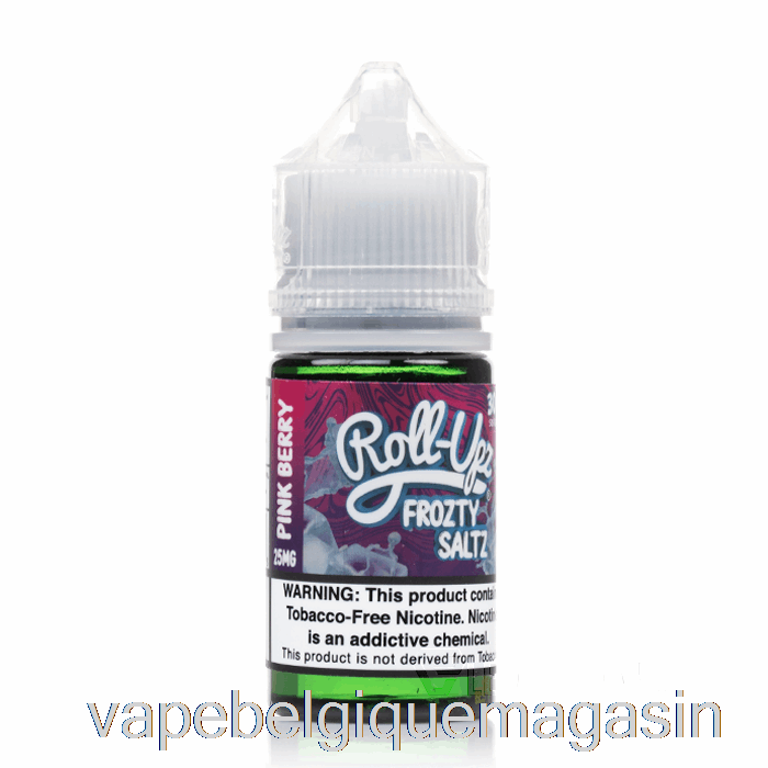 Vape Belgique Glace Aux Baies Roses - Jus Roll-upz Sel - 30ml 50mg